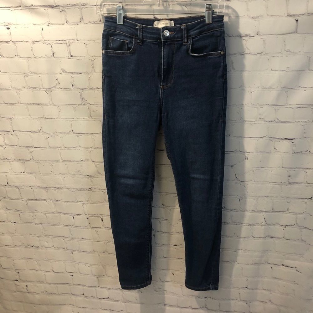 Mango Skinny Cropped Ankle Jeans